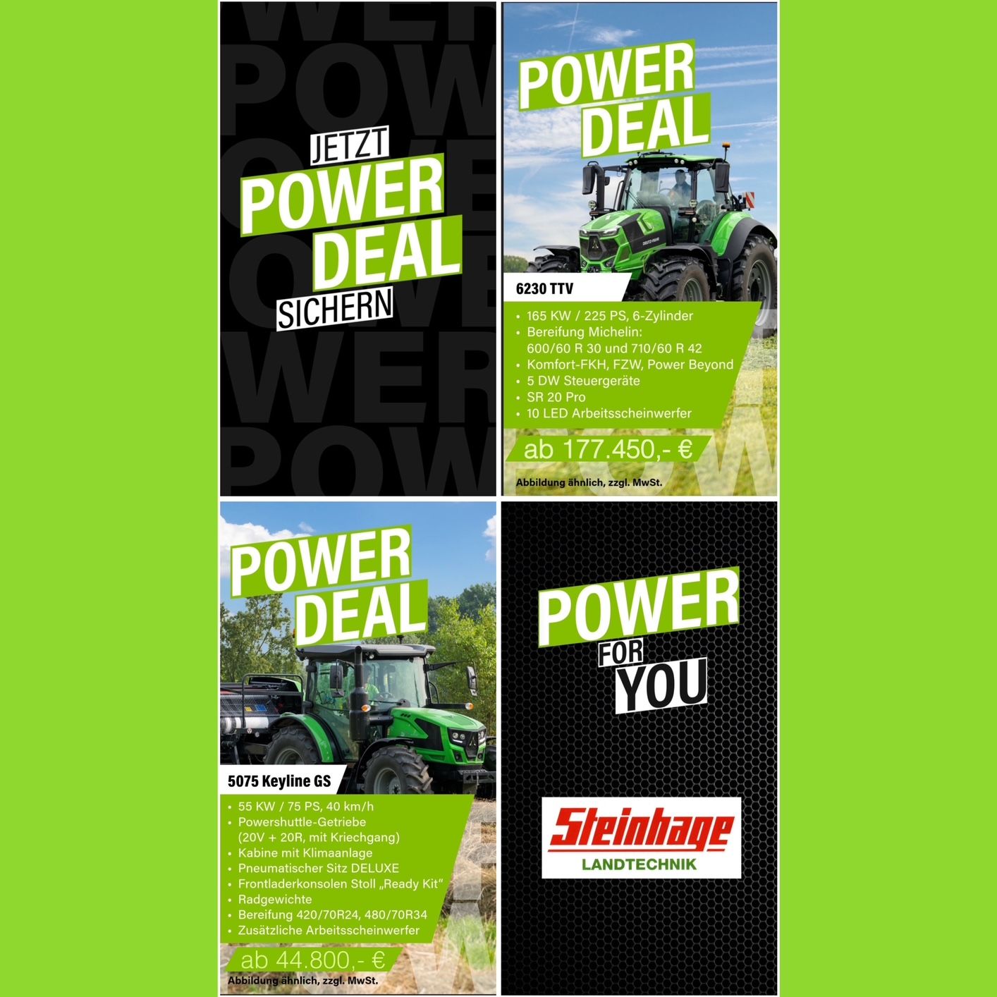 Sichert Euch unsere DEUTZ-FAHR Powerdeals! 